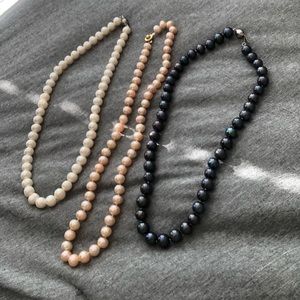 Real South China Sea pearl necklaces